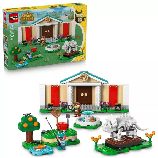 LEGO® Animal Crossing Blathers múzeumi gyűjteménye 77056