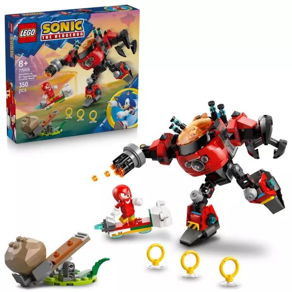LEGO® Sonic The Hedgehog Knuckles vs. Dr. Eggman Egg Crusher robotja 77005