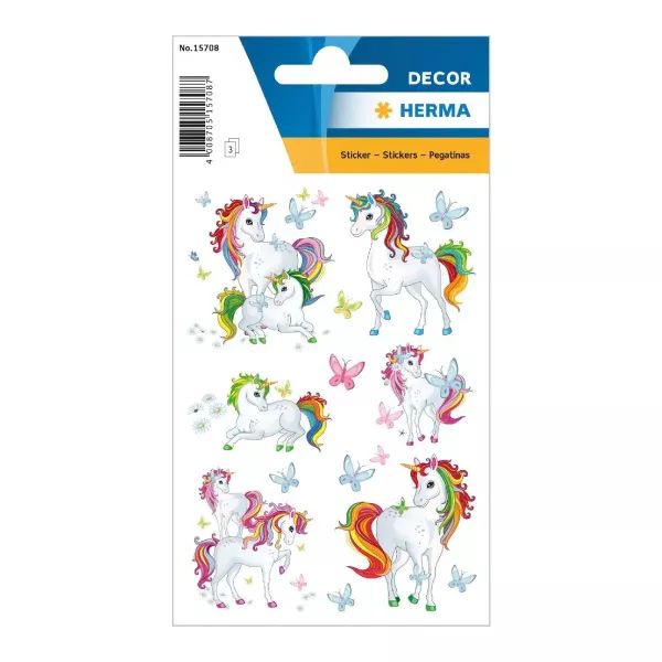 Herma: Unikornis mintás matrica akciós termékkép 1