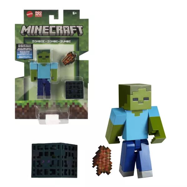 Minecraft Craft-A-Block figura - Zombi akciós termékkép 1