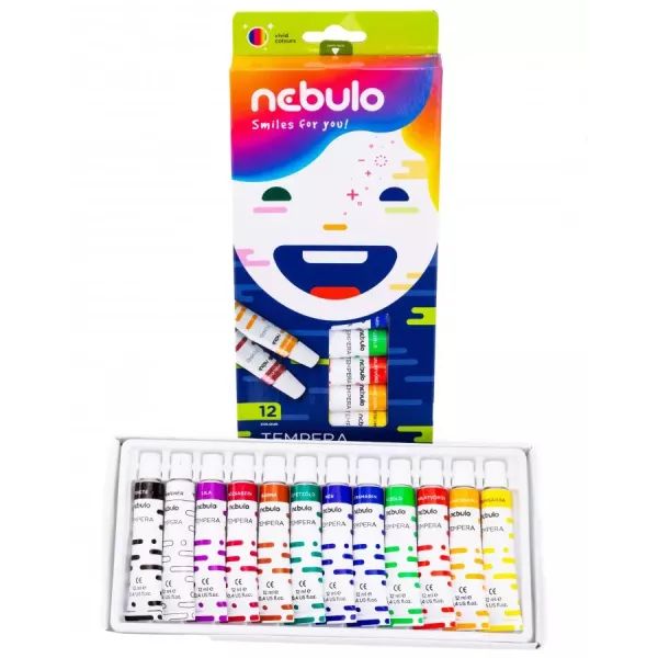 Nebulo: Tempera készlet - 12 db-os akciós termékkép 1