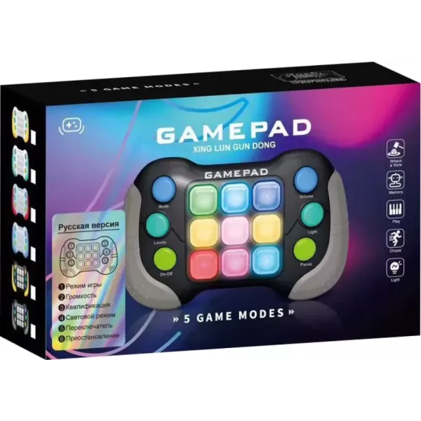 Jogo Pop it em forma de controle - vários tipos