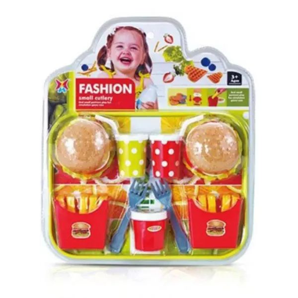 Dupla hamburgermenü játékszett