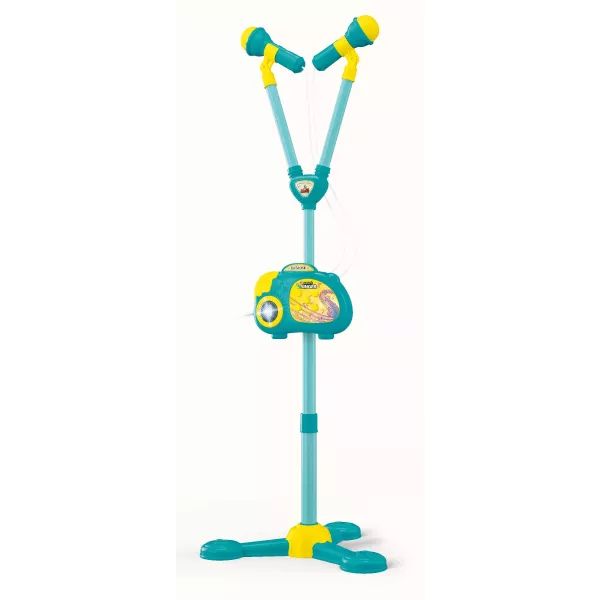 Dupla mikrofon álvánnyal - kék