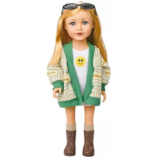 Játékbaba trendi ruhában