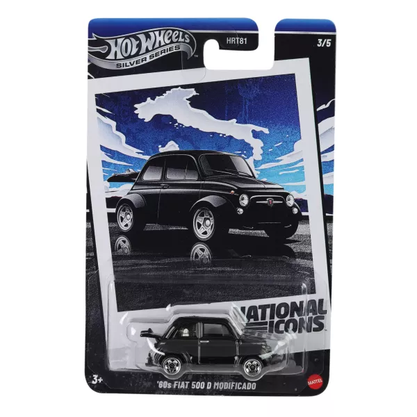 Hot Wheels : Petite voiture Fiat 500 D Modifiée Vintage des années 60