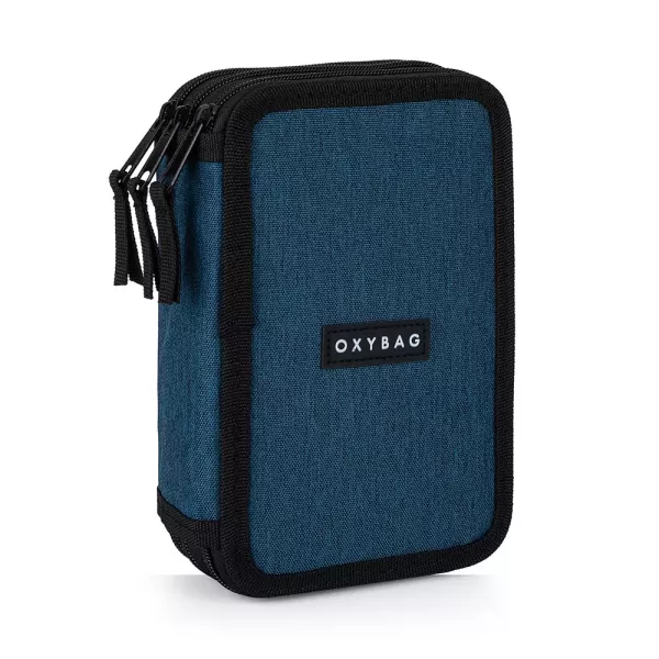 Oxy Unicolor : Trousse de trois étages - bleu foncé