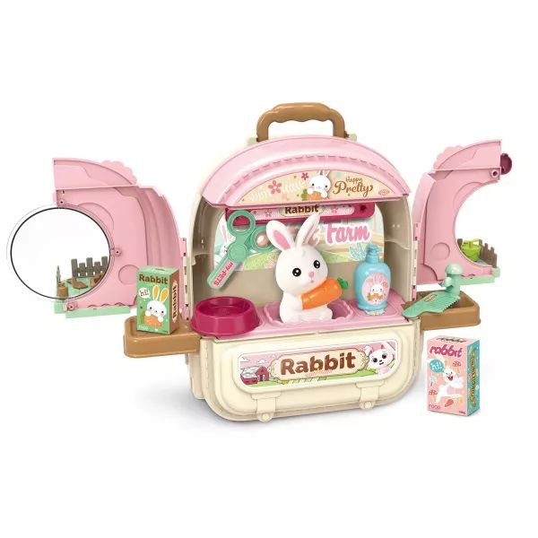 3 az 1-ben nyuszikozmetika és kisállatfarm figurákkal