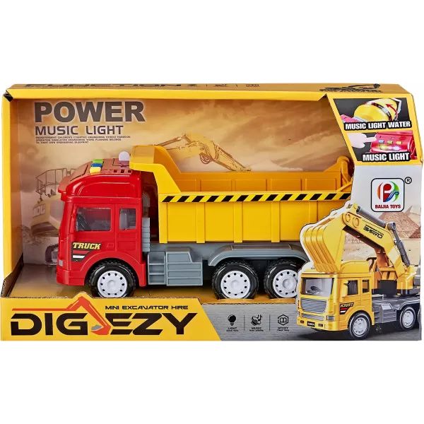 Dömper hang- és fényhatásokkal