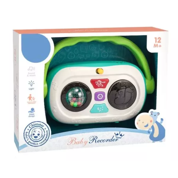 Min første radio - musik- og lysbaby-legetøj, 16 cm, forskellige typer