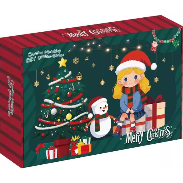 DIY karácsonyi ajándéktáska készítő szett