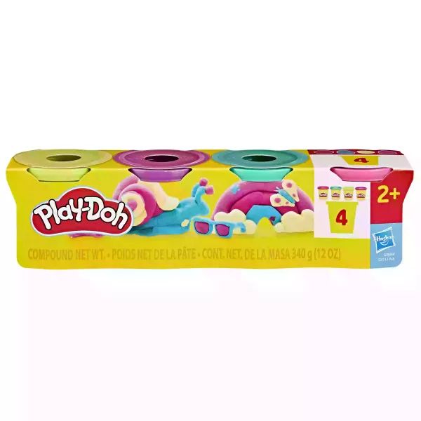 Play-Doh: klasszikus színek - 4 tégely