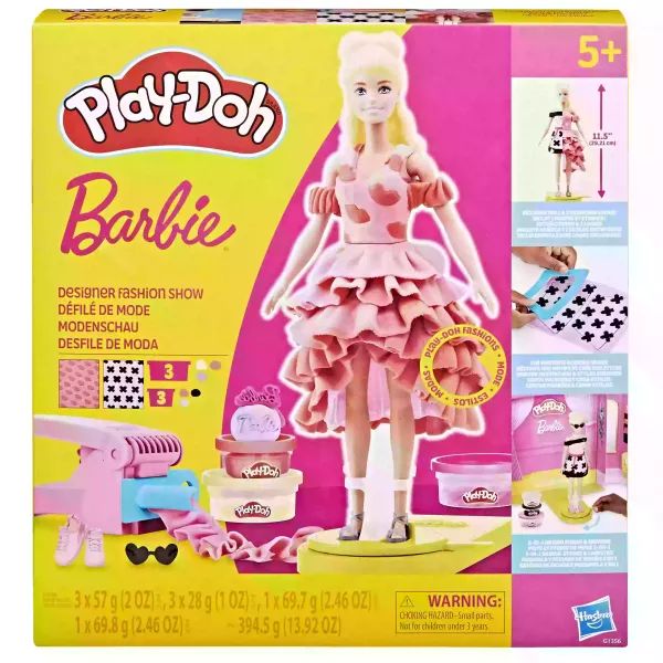 Play-Doh: Barbie divatbemutató gyurmakészlet