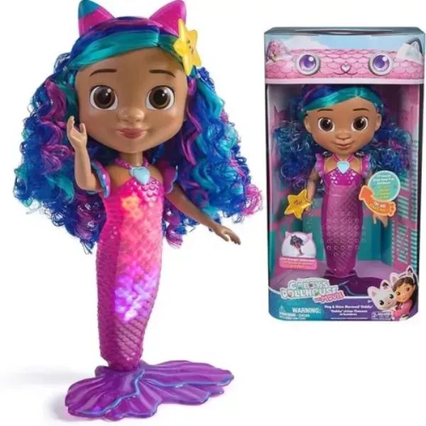 Gabi babaháza: Zenélő és világító, színváltós sellő baba Gabi babaháza: Zenélő és világító, színváltós sellő baba