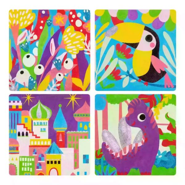 Homokkép készítő készlet - Karnevál