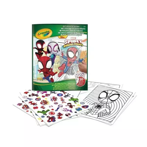 Crayola: Adesivi da colorare - Spider