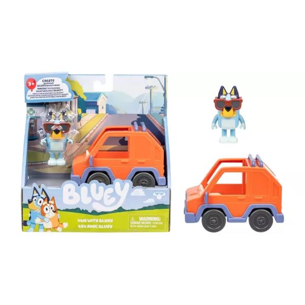 Bluey: Autó Bluey figurával