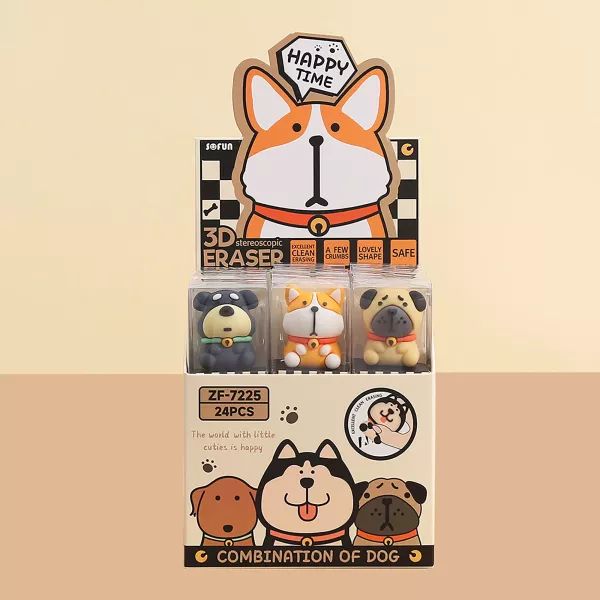 Kutya mintás radír - többféle