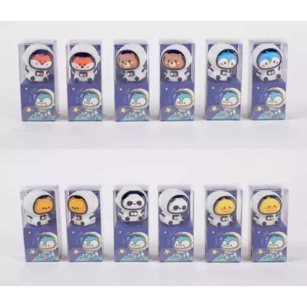 Űrállatka mintás hegyező - többféle