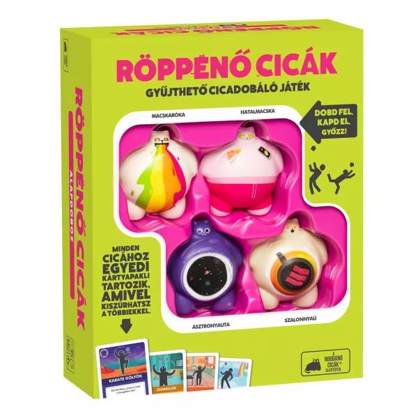 Röppenő cicák társasjáték Röppenő cicák társasjáték