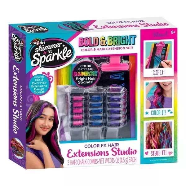 Shimmer’n Sparkle: Set per Creare Ciocche di Capelli Colorati