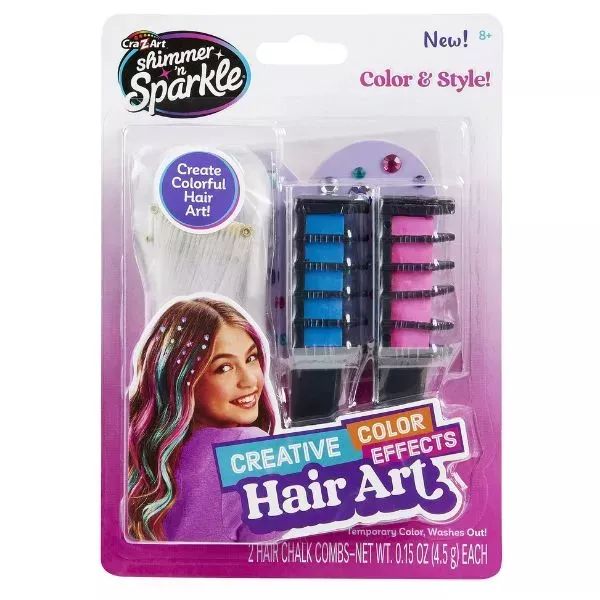 Shimmer’n Sparkle: hajdekoráló készlet krétával