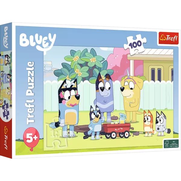 Trefl: Bluey boldog világa -100 darabos puzzle Trefl: Bluey boldog világa -100 darabos puzzle
