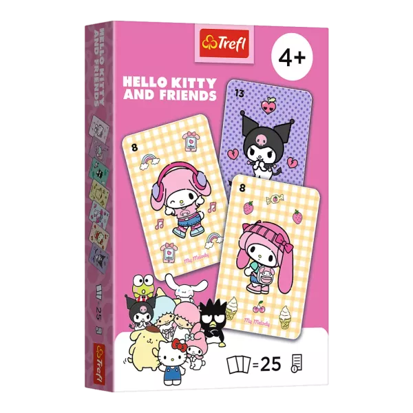 Trefl: Sorteper kortspil - Hello Kitty