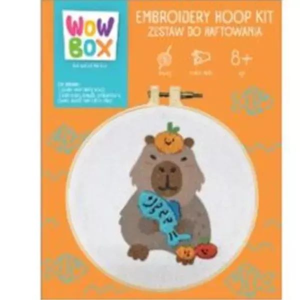 Wow Box: Kapibarás ebédidő hímzőkészlet