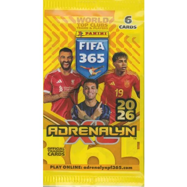Panini: FIFA 365 2026 focis kártya - 6 darabos