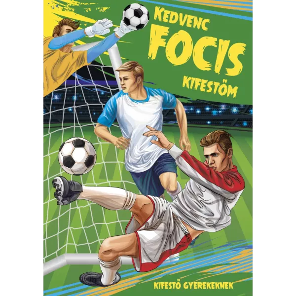 Cartea mea preferată de colorat cu fotbal