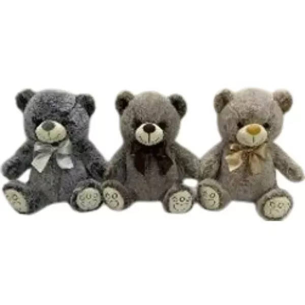 Bamse med sløjfe - 27 cm, forskellige typer