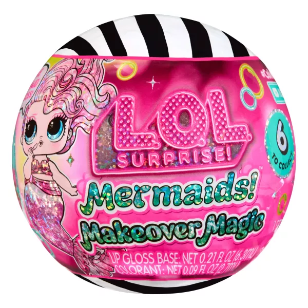 L.O.L. Surprise: Makeover Magic mini sereias – gloss labial, vários tipos