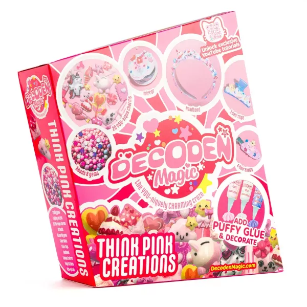 Decoden Magic - Decoração Mágica: criações cor-de-rosa