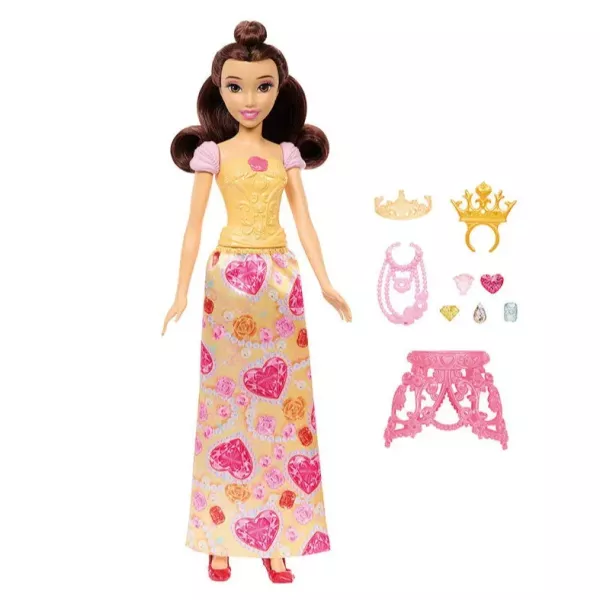 Princesas Disney: Muñeca sorpresa de corazón - Bella