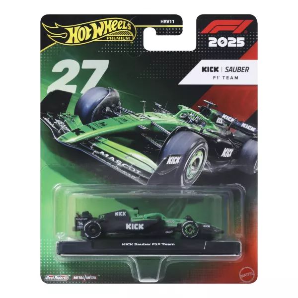 Hot Wheels: F1 kisautó - Nico Hülkenberg - Kick Sauber Hot Wheels: F1 kisautó - Nico Hülkenberg - Kick Sauber