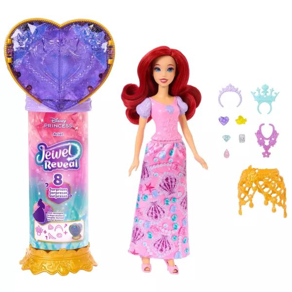 Disney hercegnők: Csupaszív meglepetés baba - Ariel