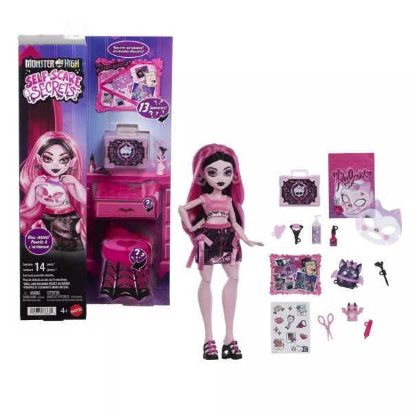Monster High: Rémségápolás baba - Draculaura