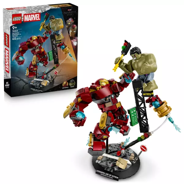 Battaglia gigante LEGO® Marvel Hulkbuster e Hulk 76343