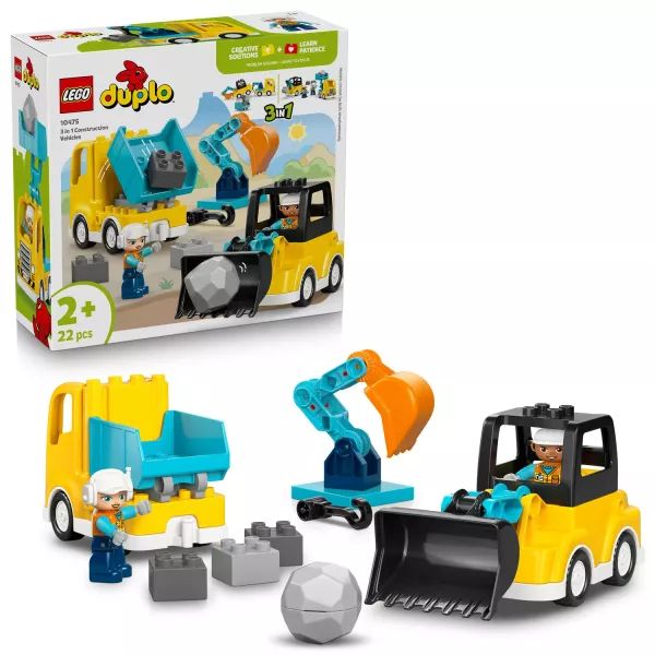 LEGO® DUPLO® 3 az 1-ben építési munkagépek 10475