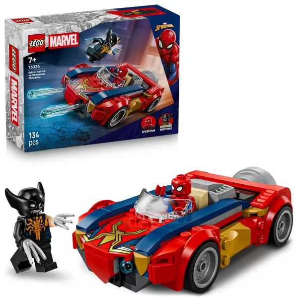 LEGO® Marvel Pókember a venomizált Farkas ellen 76336