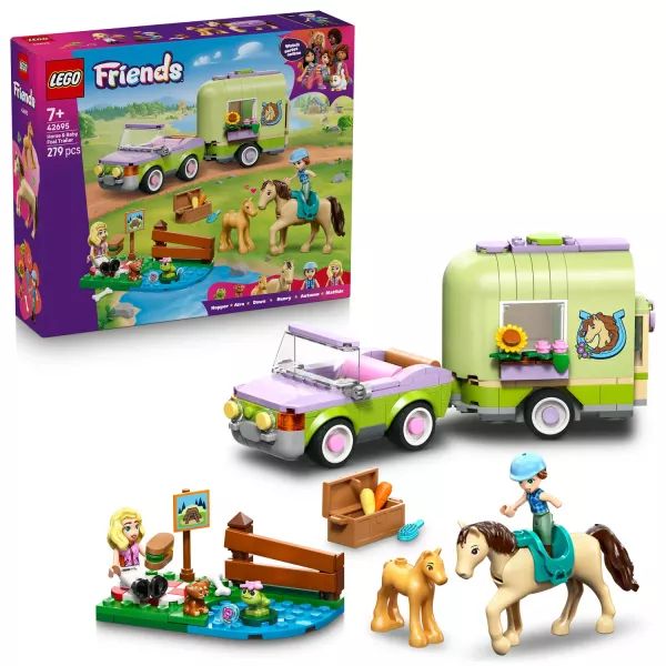 LEGO® Friends Ló- és csikószállító utánfutó 42695