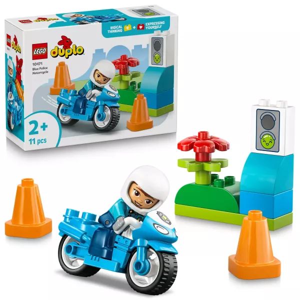 LEGO® DUPLO® Kék rendőrségi motorkerékpár 10471