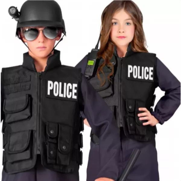 Taktikai mellény 3 féle kitűzővel - 158 cm