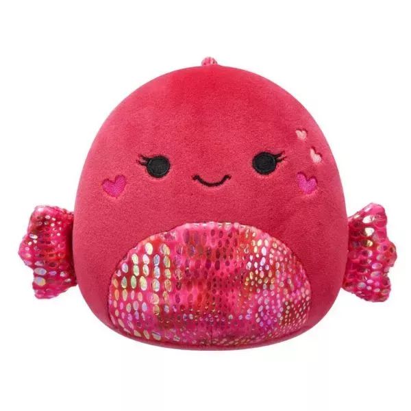 Squishmallows: Barella, a szívecskés halacska plüss - 20 cm