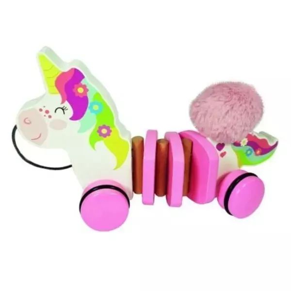 Trefl: Lea egyszarvú – Fa húzható játék