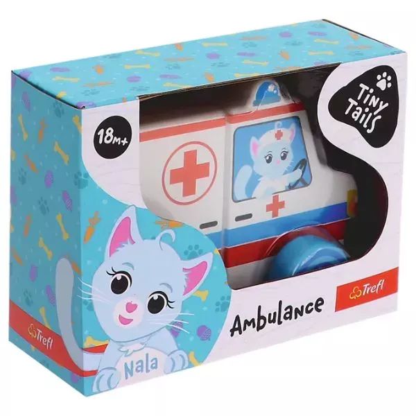 Trefl: Fa Tiny Tails Mágneses mentőautó