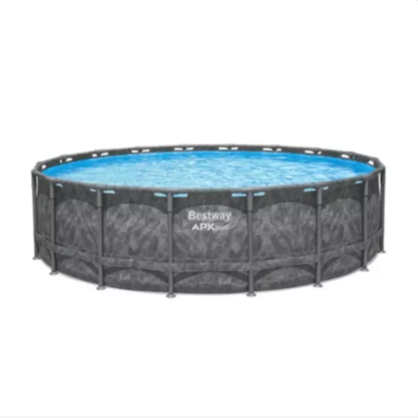 Bestway APX 365 - 561 KC, metalen frame ovaal zwembad met zandfilter – 549x132 cm