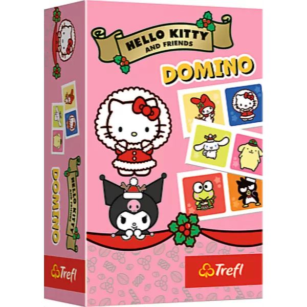 Trefl: Mini domino - Hello Kitty és barátai Trefl: Mini domino - Hello Kitty és barátai