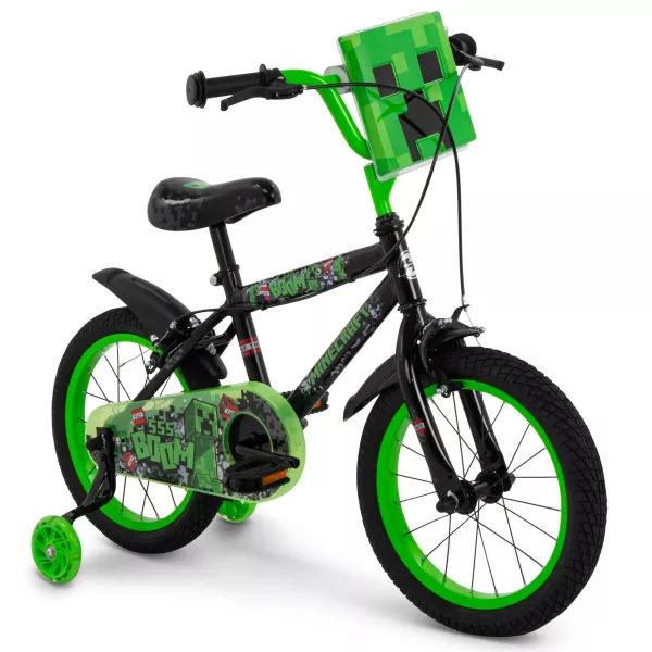 Huffy børnecykel - Minecraft, sort, 16